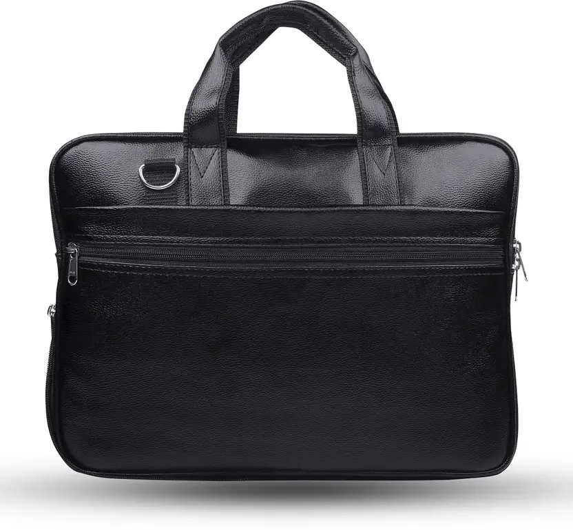 Classic Leather Messenger Bag - Image 2