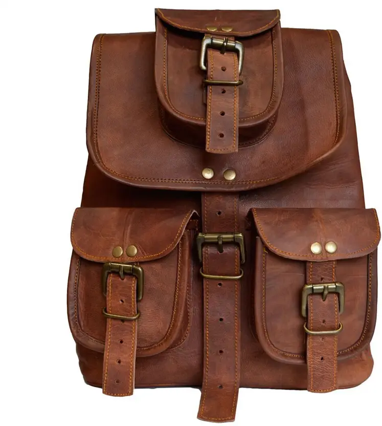 Vintage Leather Backpack